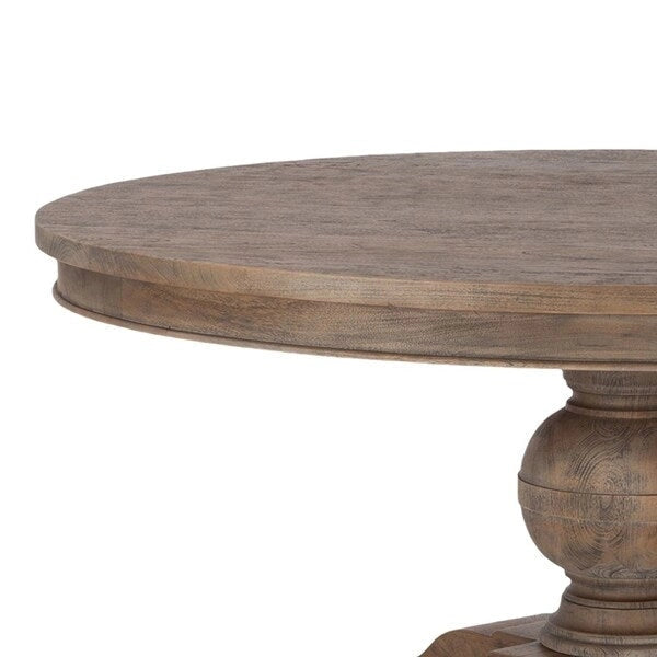 Copper Grove Asperg Brown Weathered Teak Round Dining Table-2