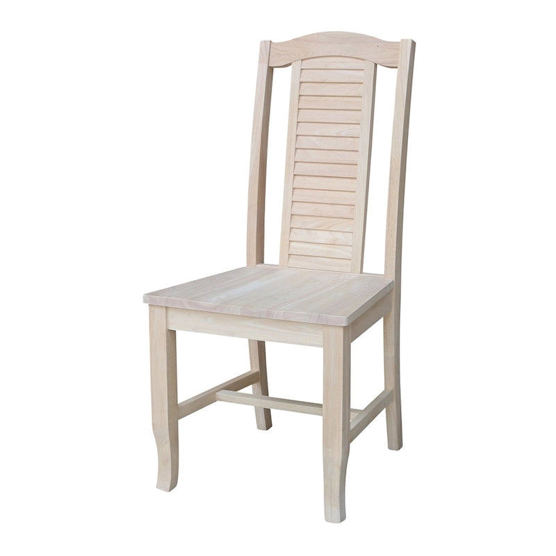 Solid Wood Seaside Dining Chairs - Set of Two-4