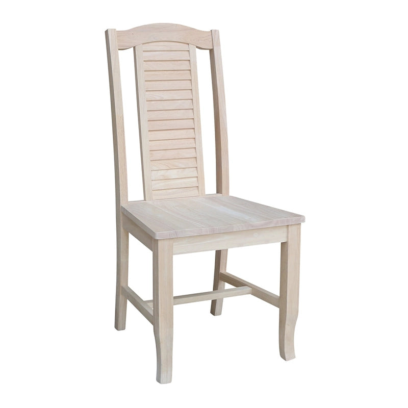 Solid Wood Seaside Dining Chairs - Set of Two-5
