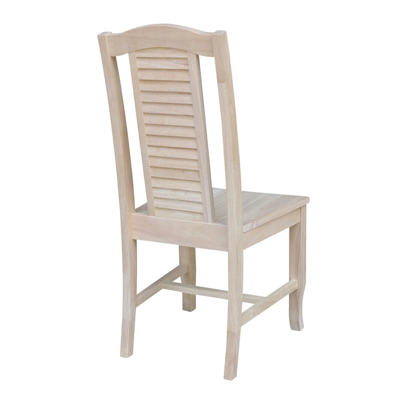 Solid Wood Seaside Dining Chairs - Set of Two-7