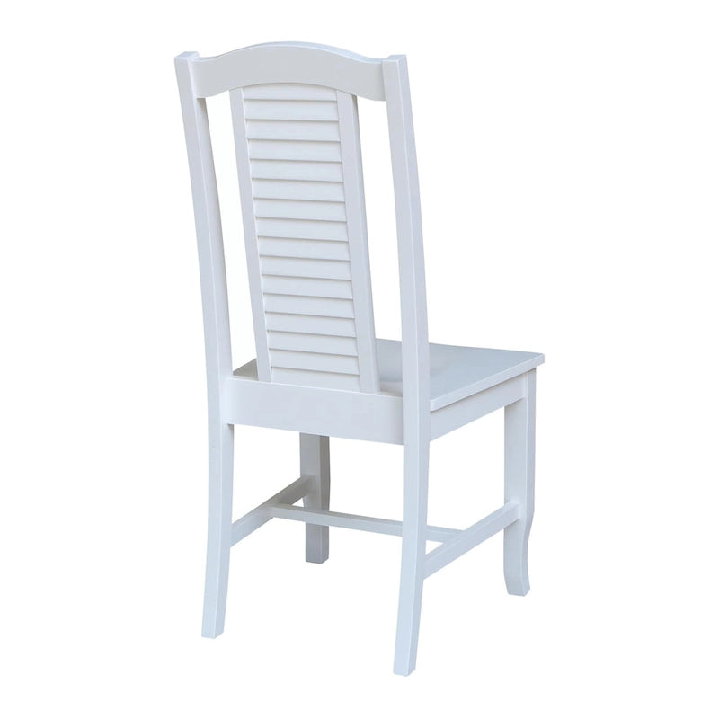 Solid Wood Seaside Dining Chairs - Set of Two-15