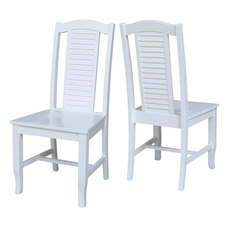 Solid Wood Seaside Dining Chairs - Set of Two-16