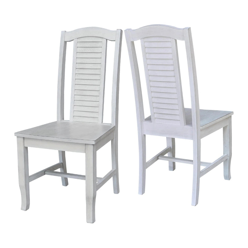 Solid Wood Seaside Dining Chairs - Set of Two-23