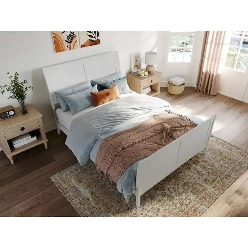 AFI Portland Foundation Bed with Matching Footboard-2