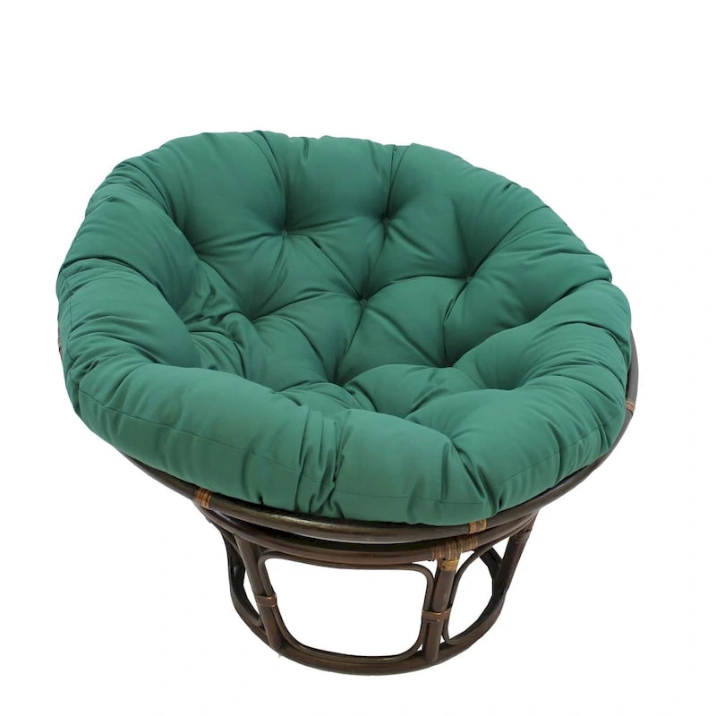 44-inch Solid Twill Papasan Cushion (Cushion Only)-7