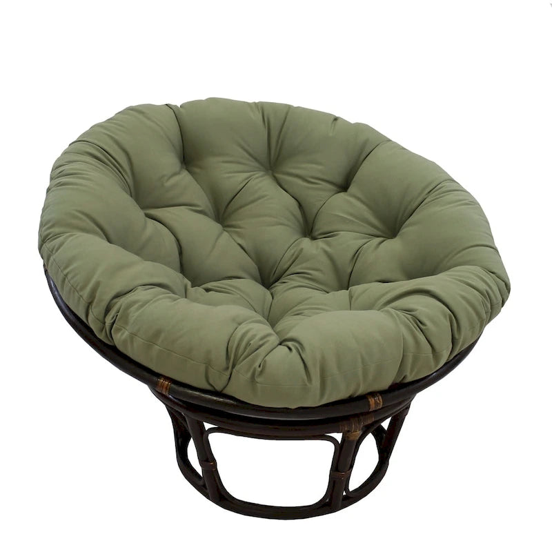 44-inch Solid Twill Papasan Cushion (Cushion Only)-9