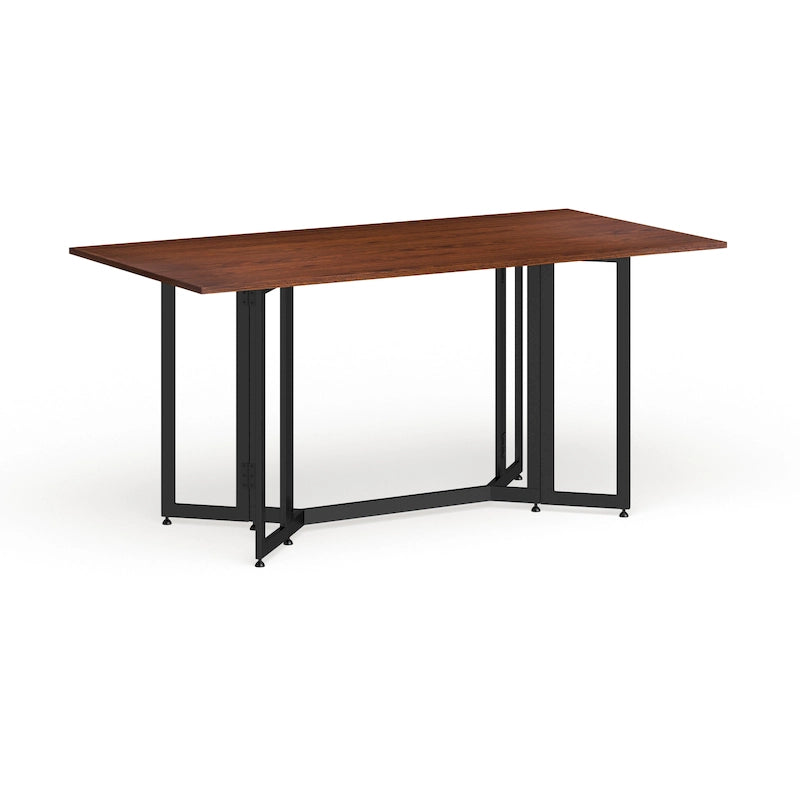 SEI Furniture Driness Drop Leaf Console to Dining Table - Black-16