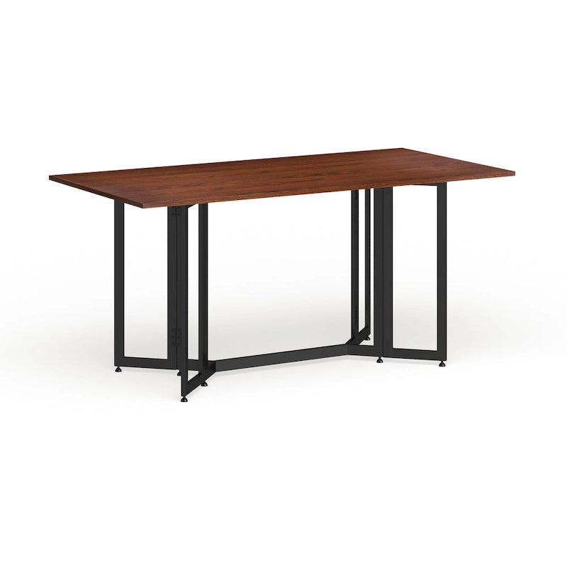 SEI Furniture Driness Drop Leaf Console to Dining Table - Black-12