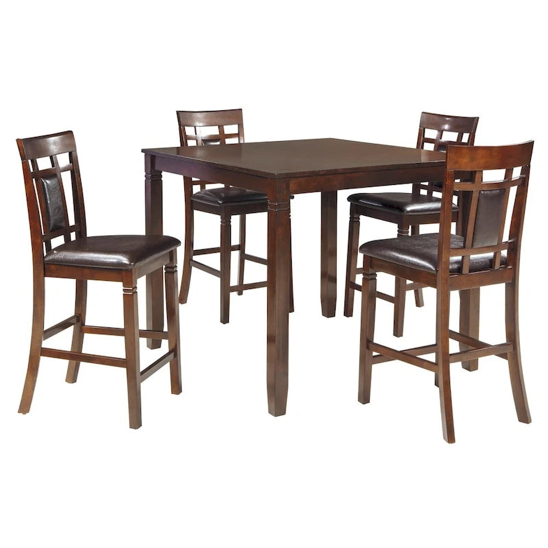 Signature Design by Ashley Bennox Brown Counter Height Dining Table and Bar Stools (Set of 5)-4