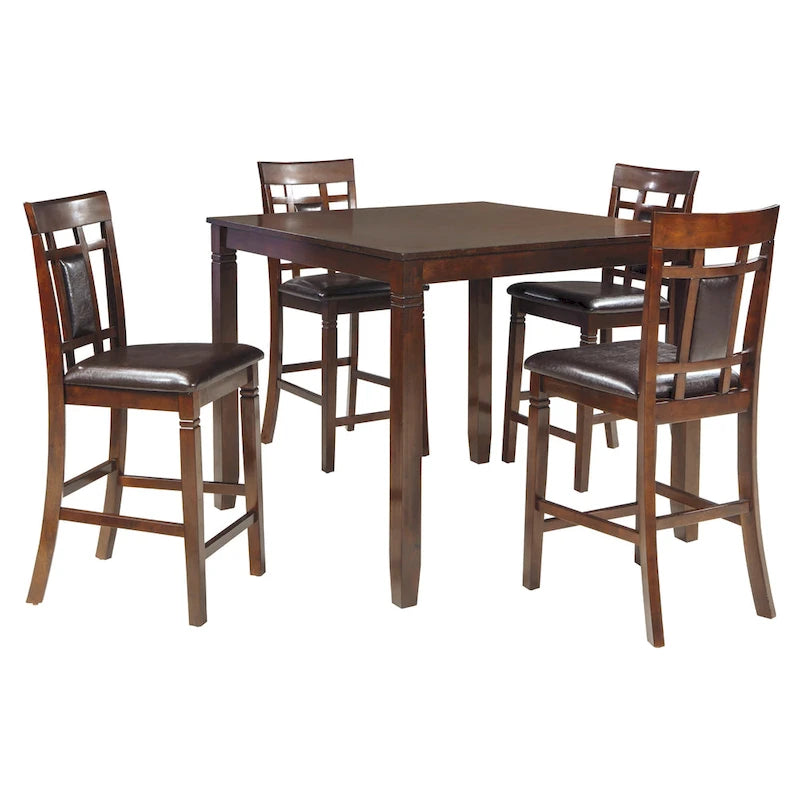 Signature Design by Ashley Bennox Brown Counter Height Dining Table and Bar Stools (Set of 5)-8