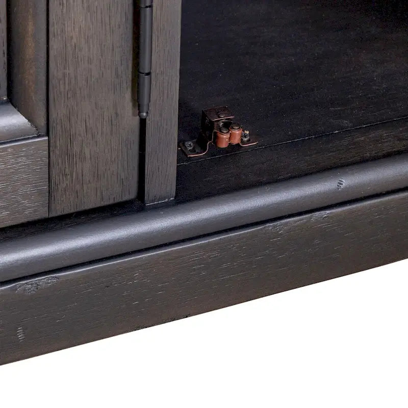 Americana Farmhouse Black Hall Buffet-13