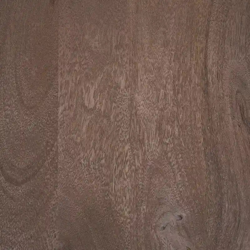 Mattius Black Solid Wood Round Accent Table - 18L x 18W x 22H-20