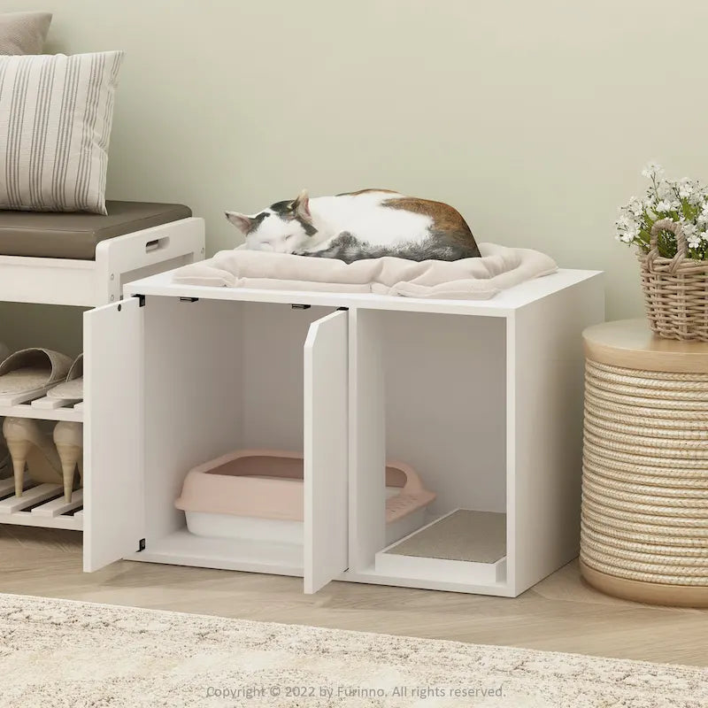 Furinno Peli Small Litter Box Enclosure-15
