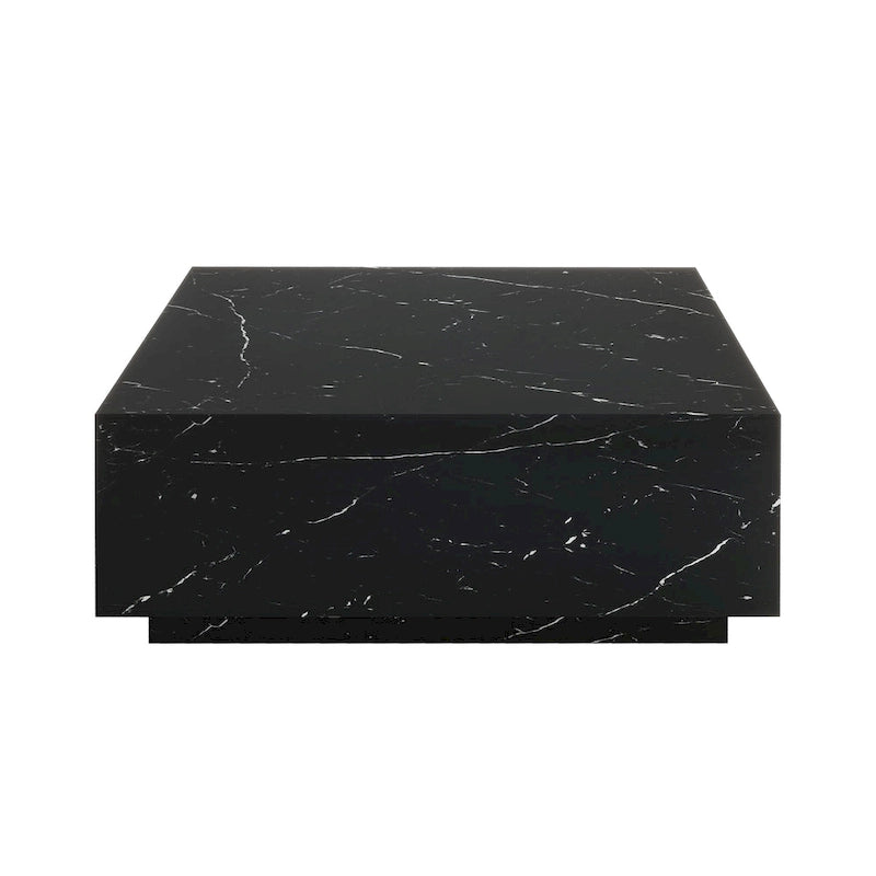 Faux Marble Square Coffee Table-10