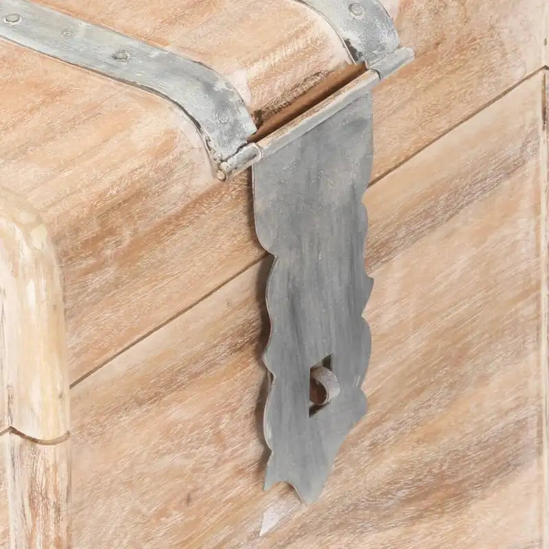 vidaXL Storage Chest Storage Trunk with Latch for Bedroom Solid Wood Acacia - 35.4x15.7x15.7 (W x D x H)