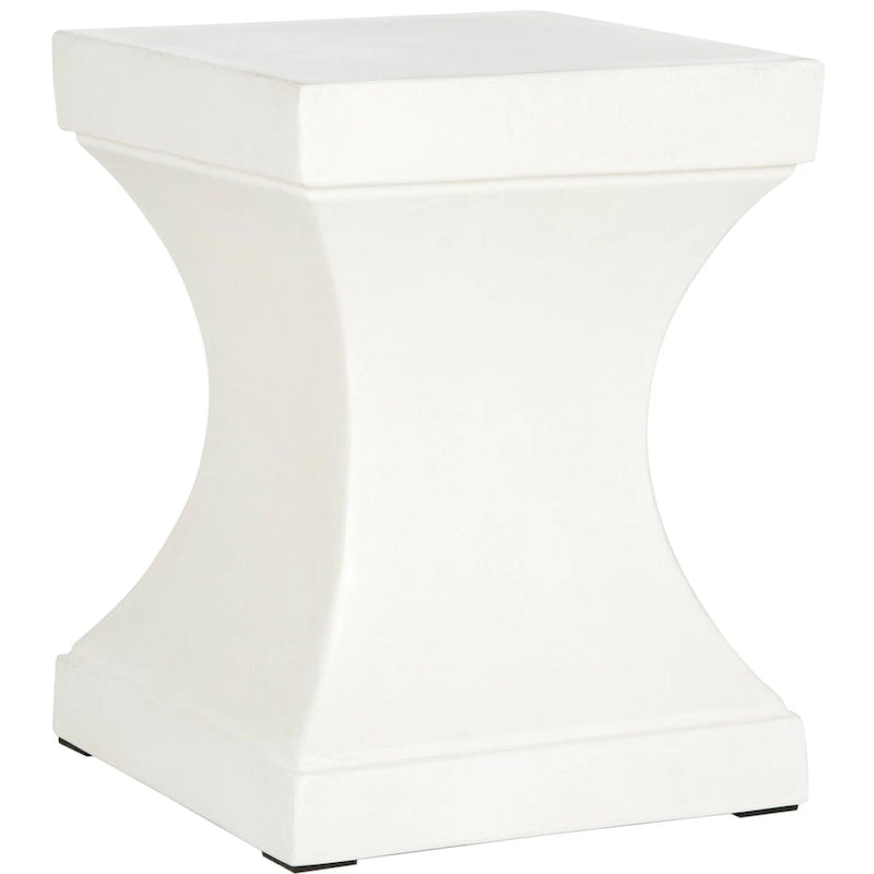 SAFAVIEH Selvaggia Concrete Indoor/ Outdoor Accent Table - 13.7x13.7x17.7 - 14Wx14Dx18H-5