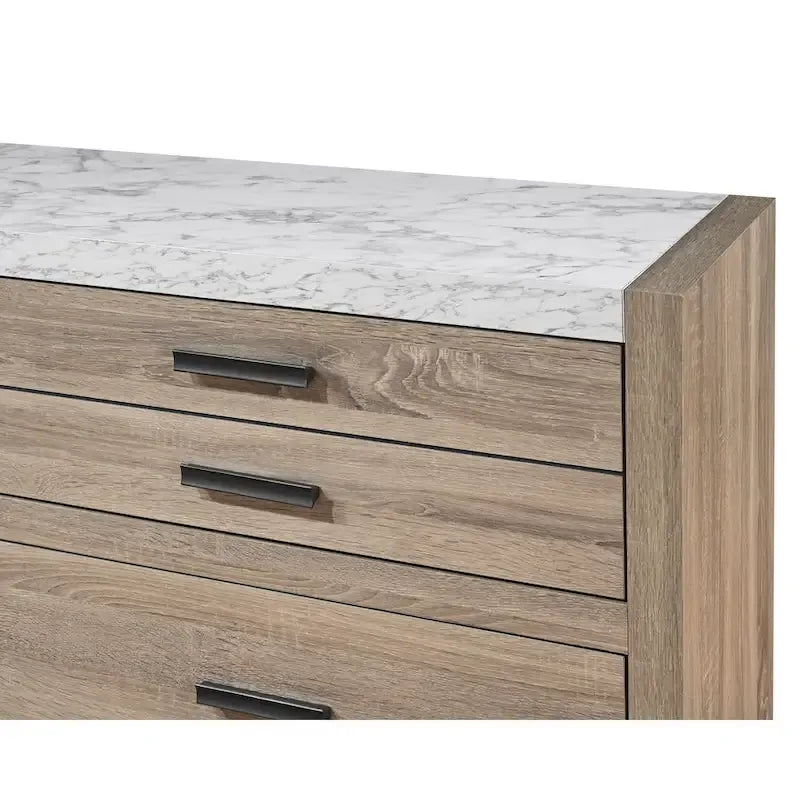 Daemon 3 Piece Light Brown Panel Bedroom Set-9