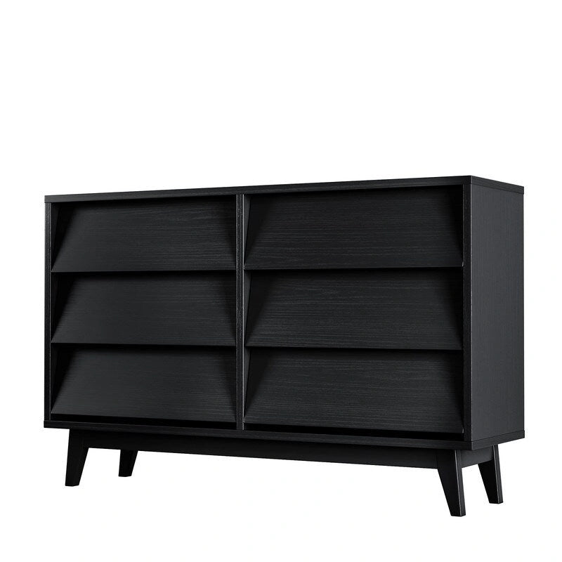 Mieres Dresser for Bedroom, 30 Tall Double Dresser Chest of Drawers, Hidden Drawer Handle, Storage Drawer Organizer-3