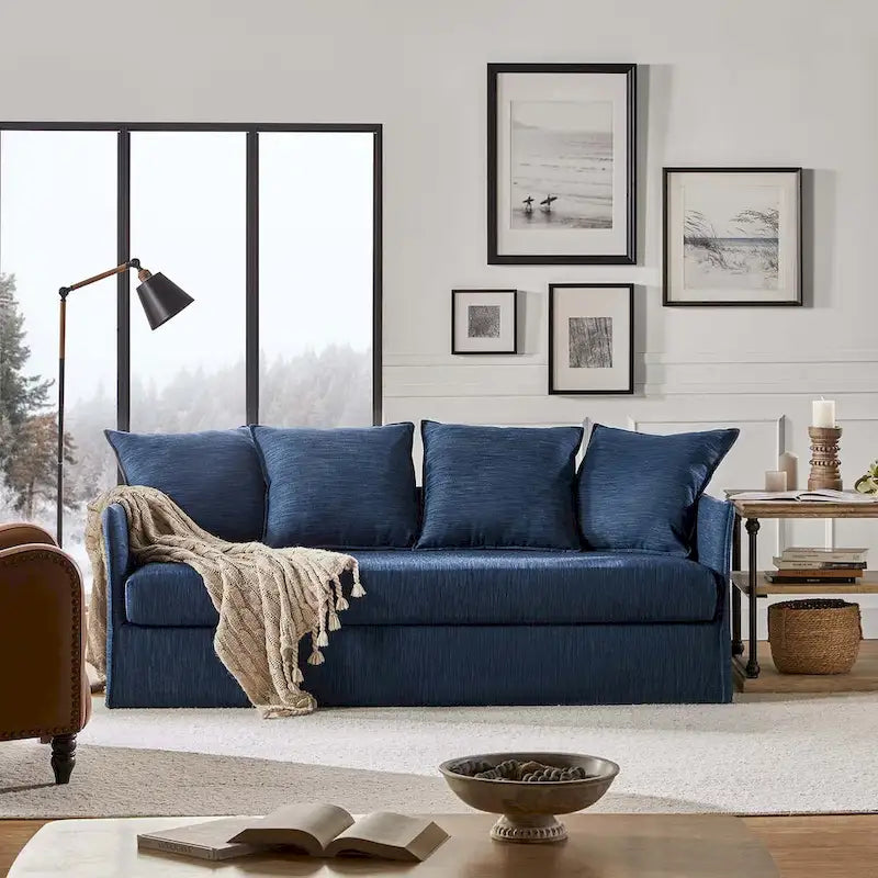 Gottfried 80 Slipcovered Sofa with Removable Cushions by HULALA HOME-3