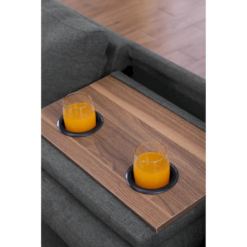 Alger 98 Wide Left Hand Facing Sofa & Chaise with Ottoman-16