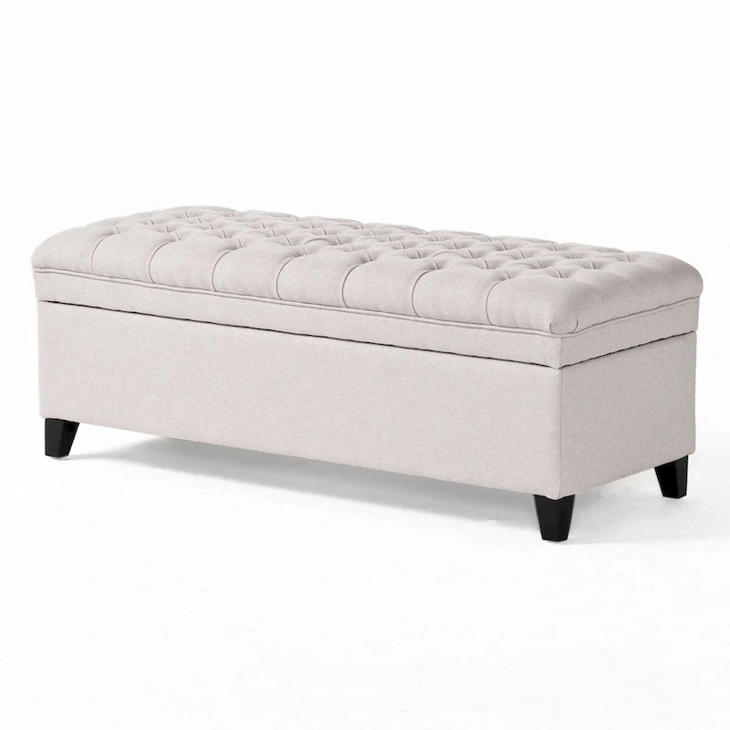 Modern Upholstered Storage Bench for Living Room Entryway-39