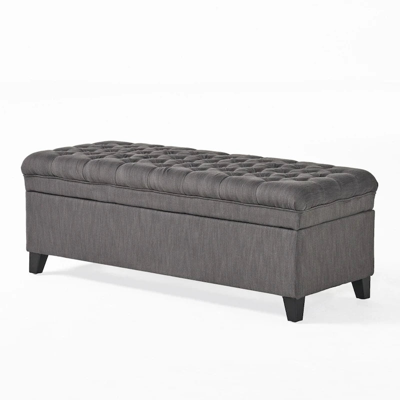Modern Upholstered Storage Bench for Living Room Entryway-40