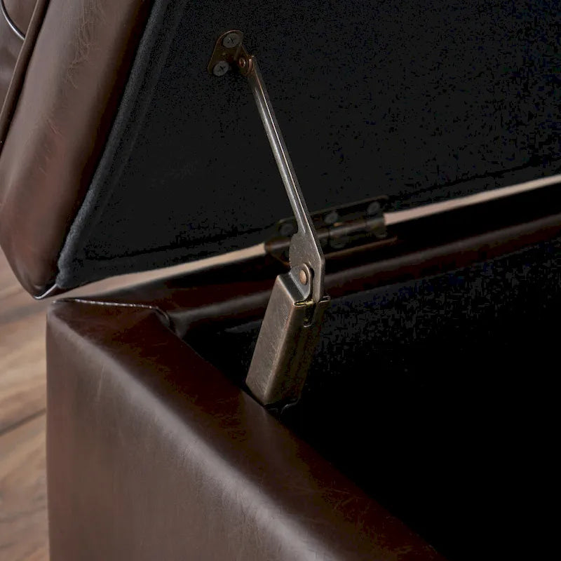 Modern Upholstered Storage Bench for Living Room Entryway-8