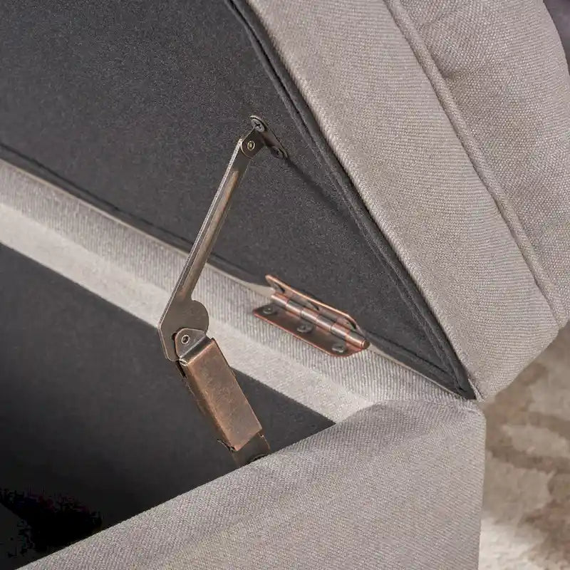 Modern Upholstered Storage Bench for Living Room Entryway-24