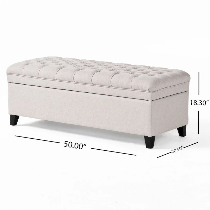 Modern Upholstered Storage Bench for Living Room Entryway-27