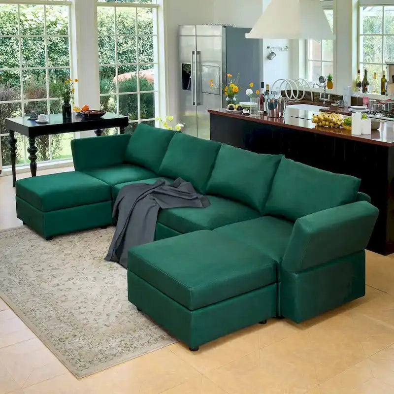 Modular Sofa Modern Sectional Storage Sofa Couch with Free Splicing for Living Room Furniture Set-16