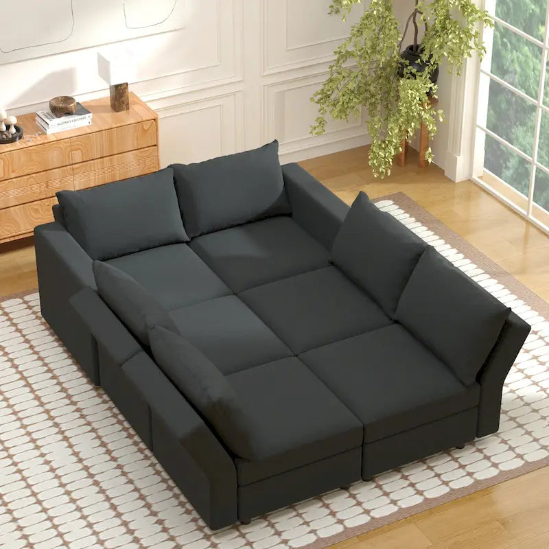 Modular Sofa Modern Sectional Storage Sofa Couch with Free Splicing for Living Room Furniture Set-29