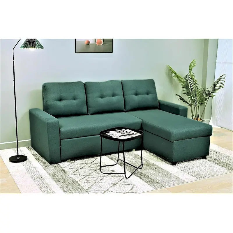US Pride Furniture 79.92 inch Convertible L-Shaped Sectional Sleeper Sofa Bed Stylish Apartment Furniture-25