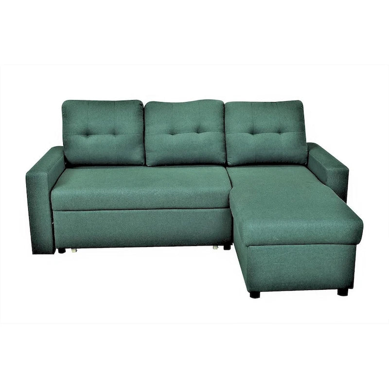 US Pride Furniture 79.92 inch Convertible L-Shaped Sectional Sleeper Sofa Bed Stylish Apartment Furniture-10
