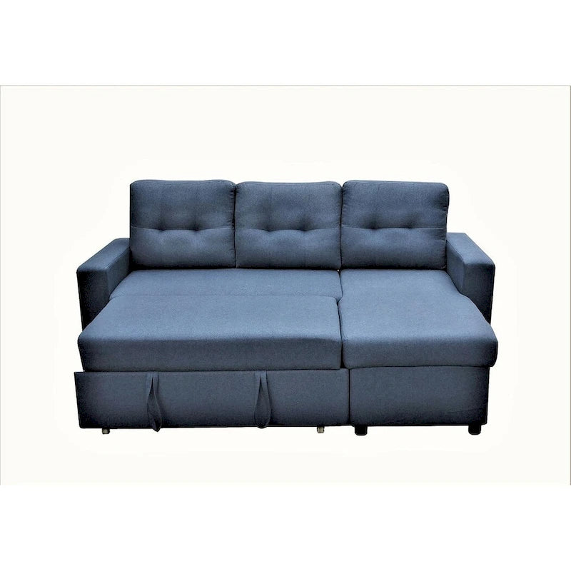 US Pride Furniture 79.92 inch Convertible L-Shaped Sectional Sleeper Sofa Bed Stylish Apartment Furniture-15