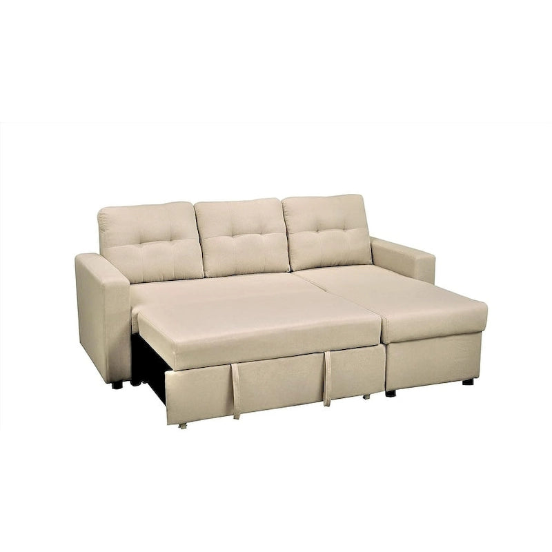 US Pride Furniture 79.92 inch Convertible L-Shaped Sectional Sleeper Sofa Bed Stylish Apartment Furniture-20