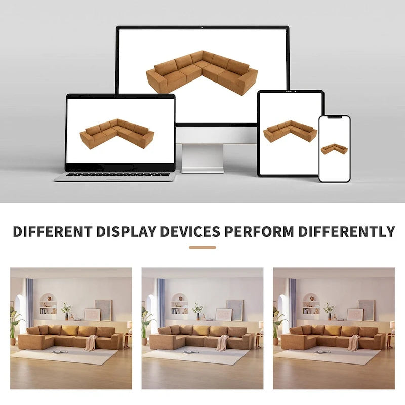 Modular L Shaped Sectional Sofa,Luxury Floor Couch Set,Upholstered Indoor Furniture,Foam-Filled Sleeper Sofa Bed-8