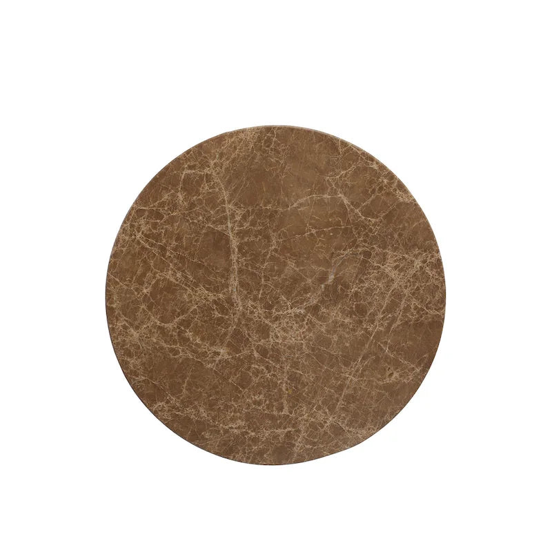 Round Metal Side Table with Claw Feet-10