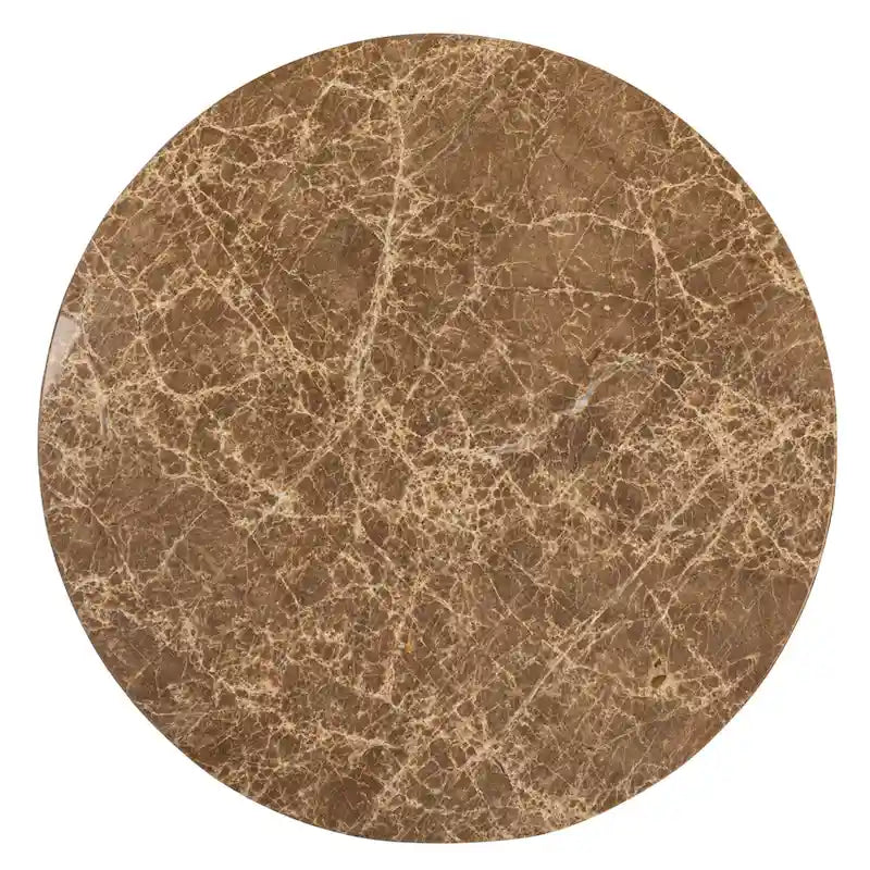 Round Metal Side Table with Claw Feet-12