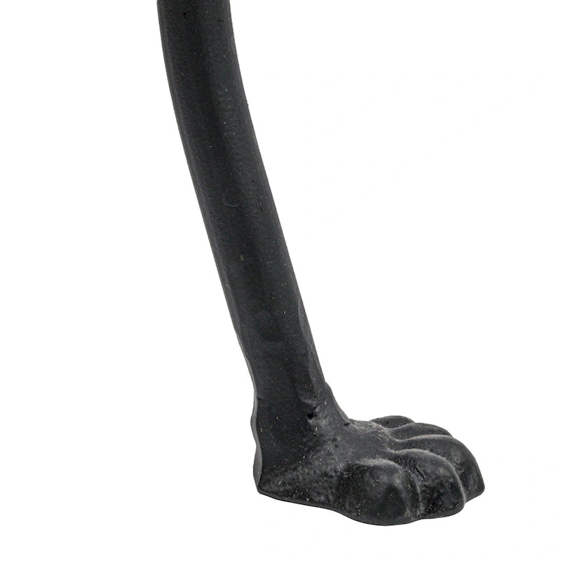 Round Metal Side Table with Claw Feet-15