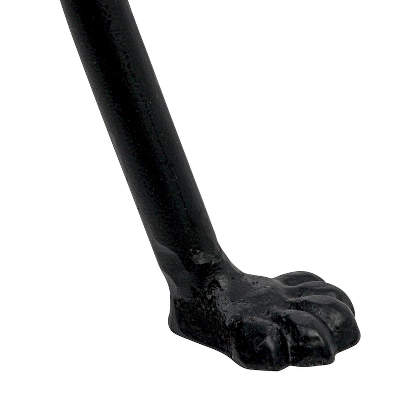 Round Metal Side Table with Claw Feet-20