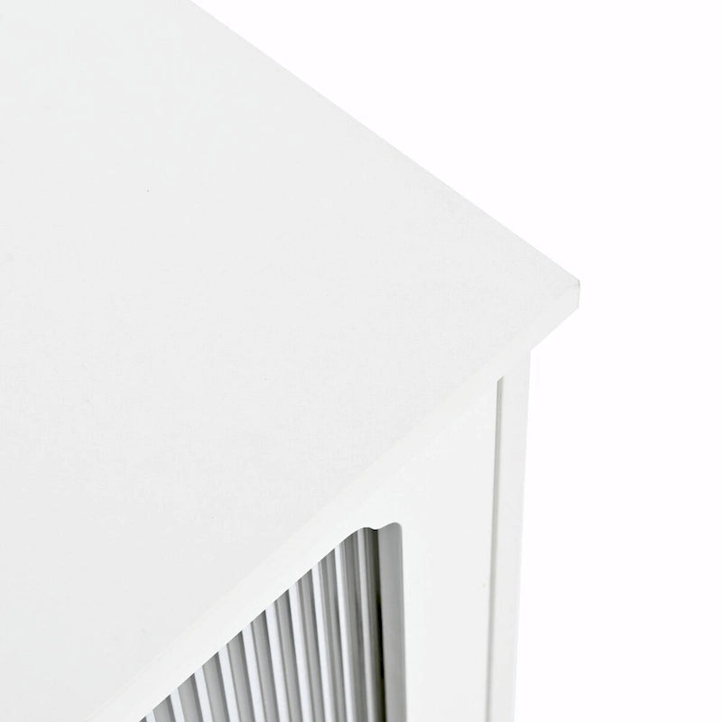 Retro TV Stand with Fluted Glass Doors for TVs Up to 78-15