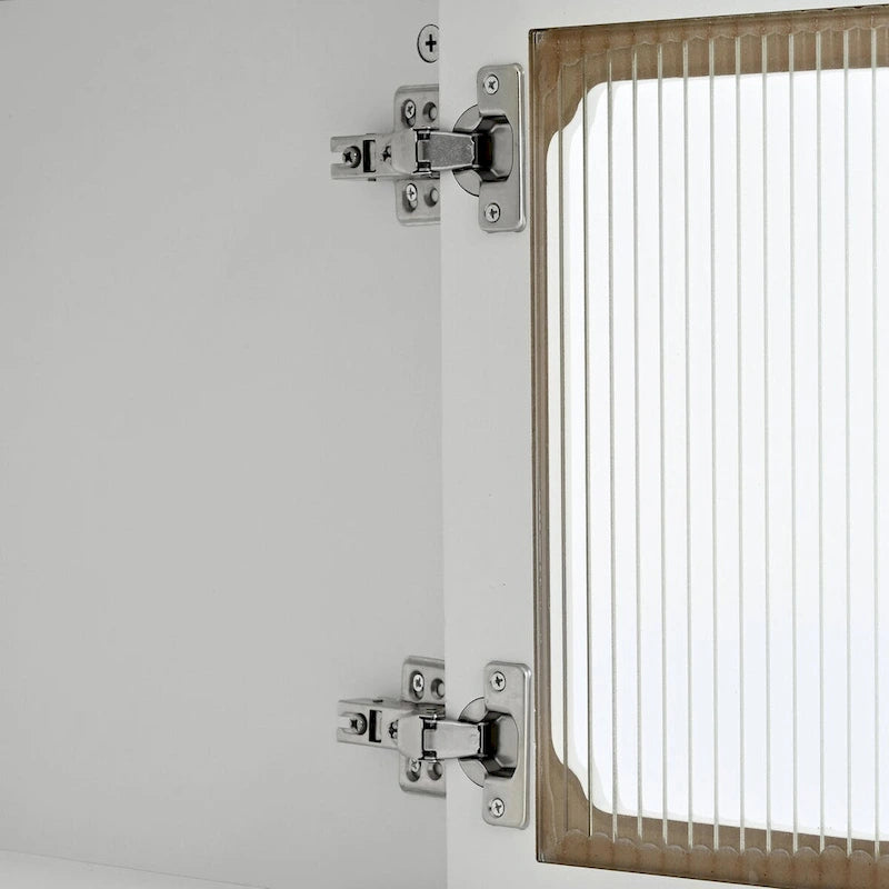 Retro TV Stand with Fluted Glass Doors for TVs Up to 78-18