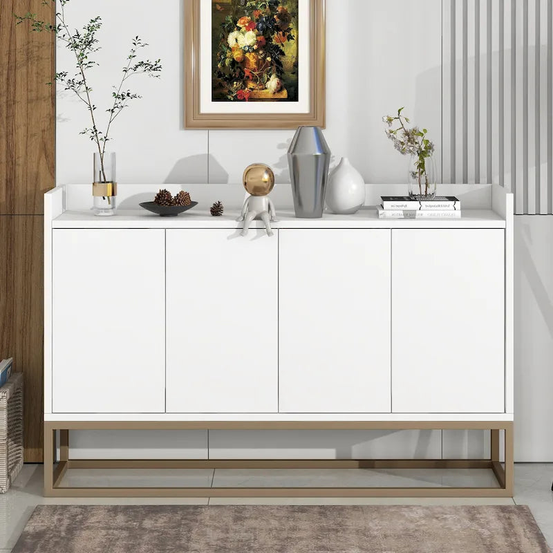 Kitchen Buffet Sideboard Coffee Bar Cabinet Accent Storage Cabinet Server Table-12