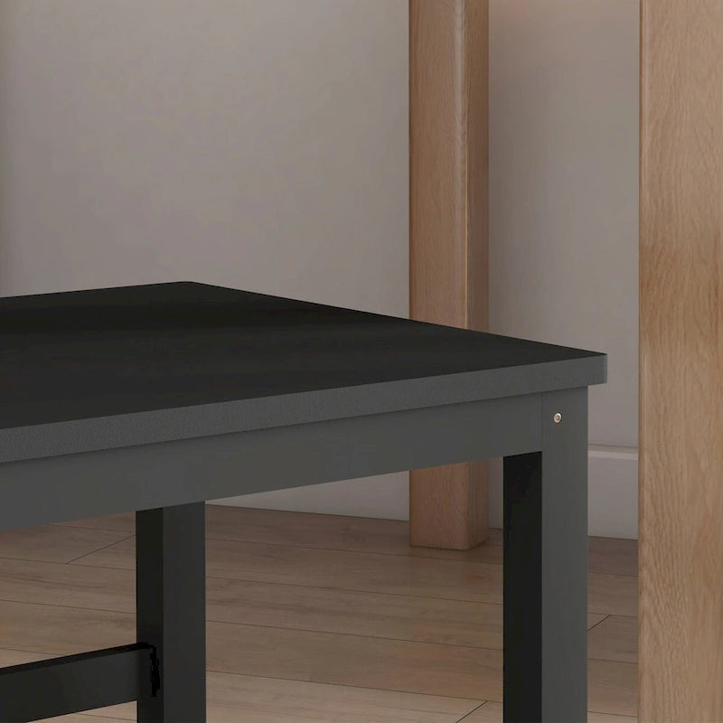 HOMCOM Dining Chairs, Set of 2 Farmhouse Kitchen & Dining Room Chairs with Slat Back, Pine Wood Seating for Living Room-8