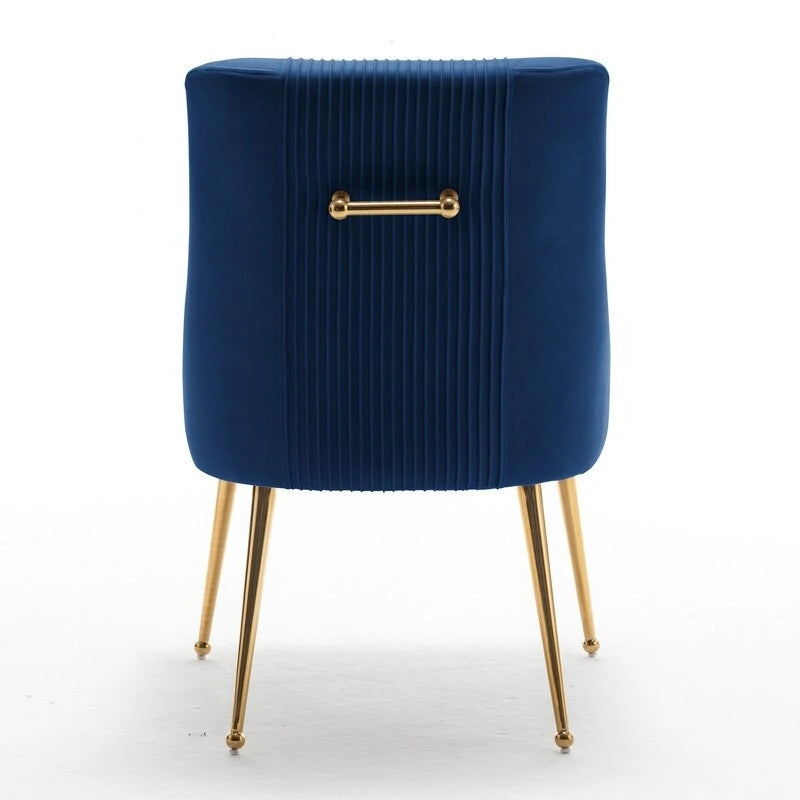 SEYNAR Modern Glam Velvet Dining Chair Set of 8 for Dining Room, Tufted Vanity Chair for Living Room (no table)-8