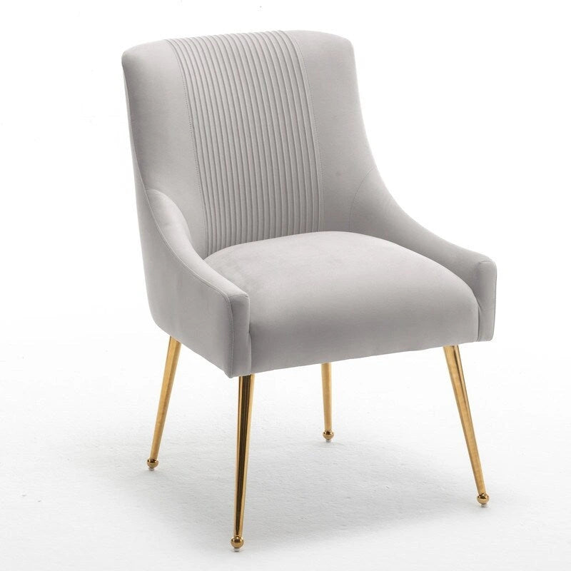 SEYNAR Modern Glam Velvet Dining Chair Set of 8 for Dining Room, Tufted Vanity Chair for Living Room (no table)-25