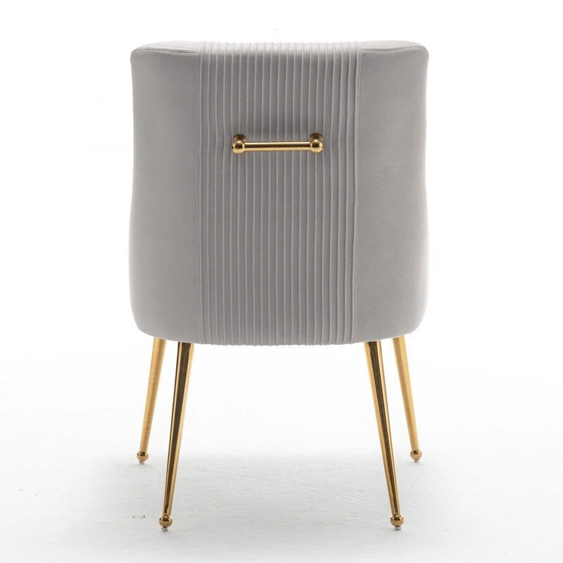 SEYNAR Modern Glam Velvet Dining Chair Set of 8 for Dining Room, Tufted Vanity Chair for Living Room (no table)-27