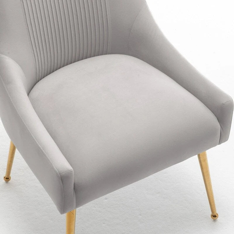 SEYNAR Modern Glam Velvet Dining Chair Set of 8 for Dining Room, Tufted Vanity Chair for Living Room (no table)-29