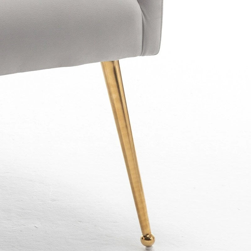 SEYNAR Modern Glam Velvet Dining Chair Set of 8 for Dining Room, Tufted Vanity Chair for Living Room (no table)-31