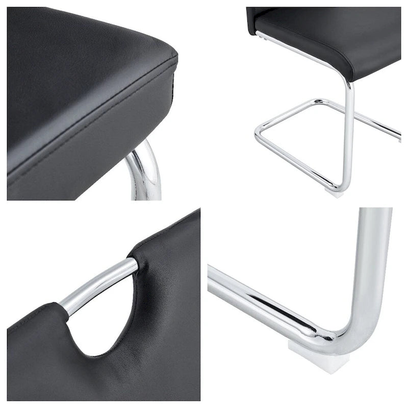 Modern Dining Chairs Set of 4,Side Dining Room/Kitchen Chairs-17